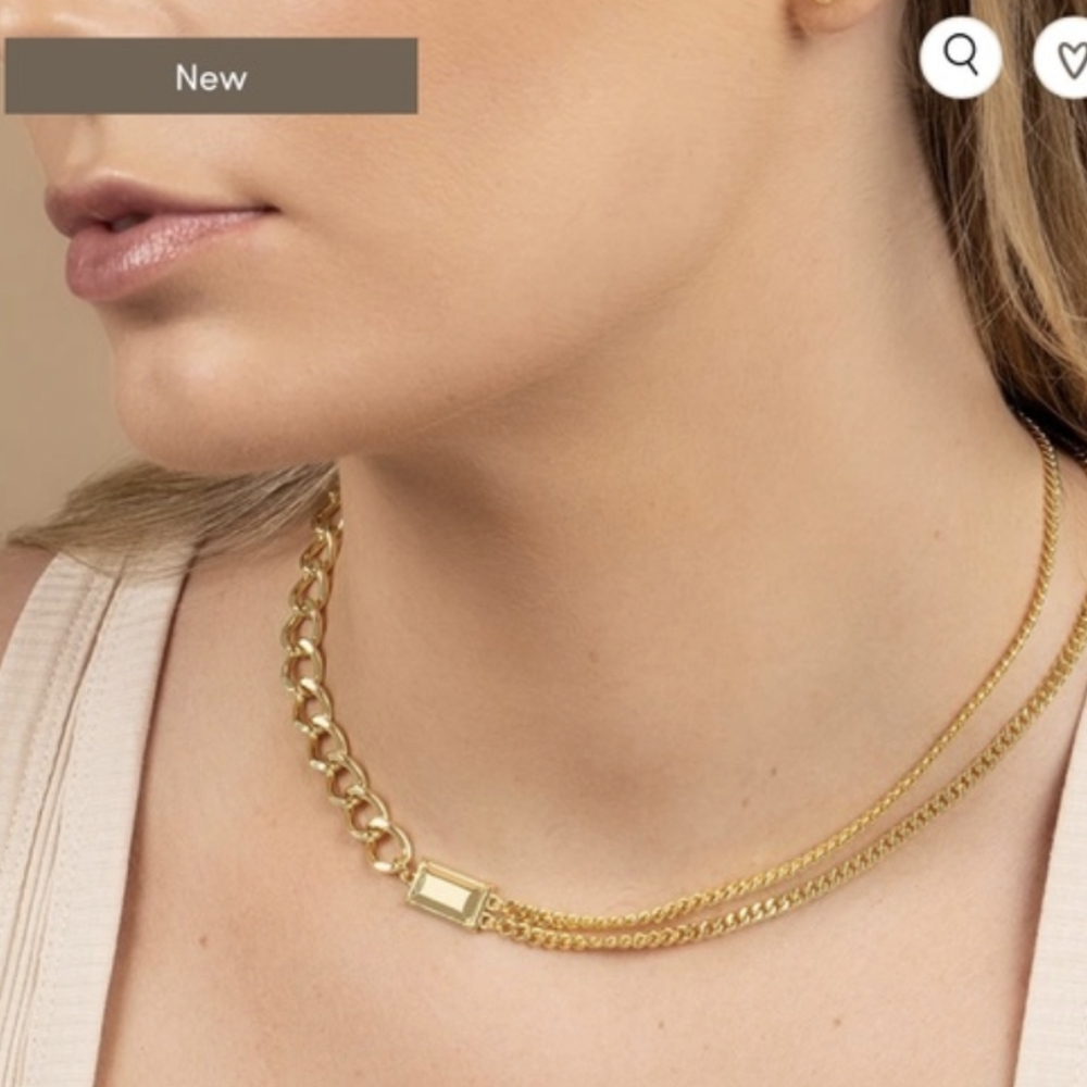 UJ necklace mixed chains